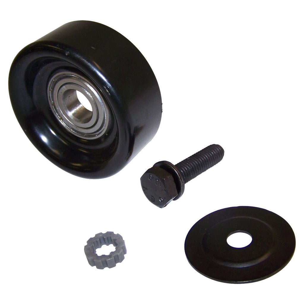 Crown Automotive Jeep Replacement 53013324AA Idler Pulley 03-06 TJ Wrangler and 02-05 KJ Liberty, 2002 KJ Liberty w/ 2.4L Eng for Select Jeep Liberty, Jeep TJ, Jeep Wrangler