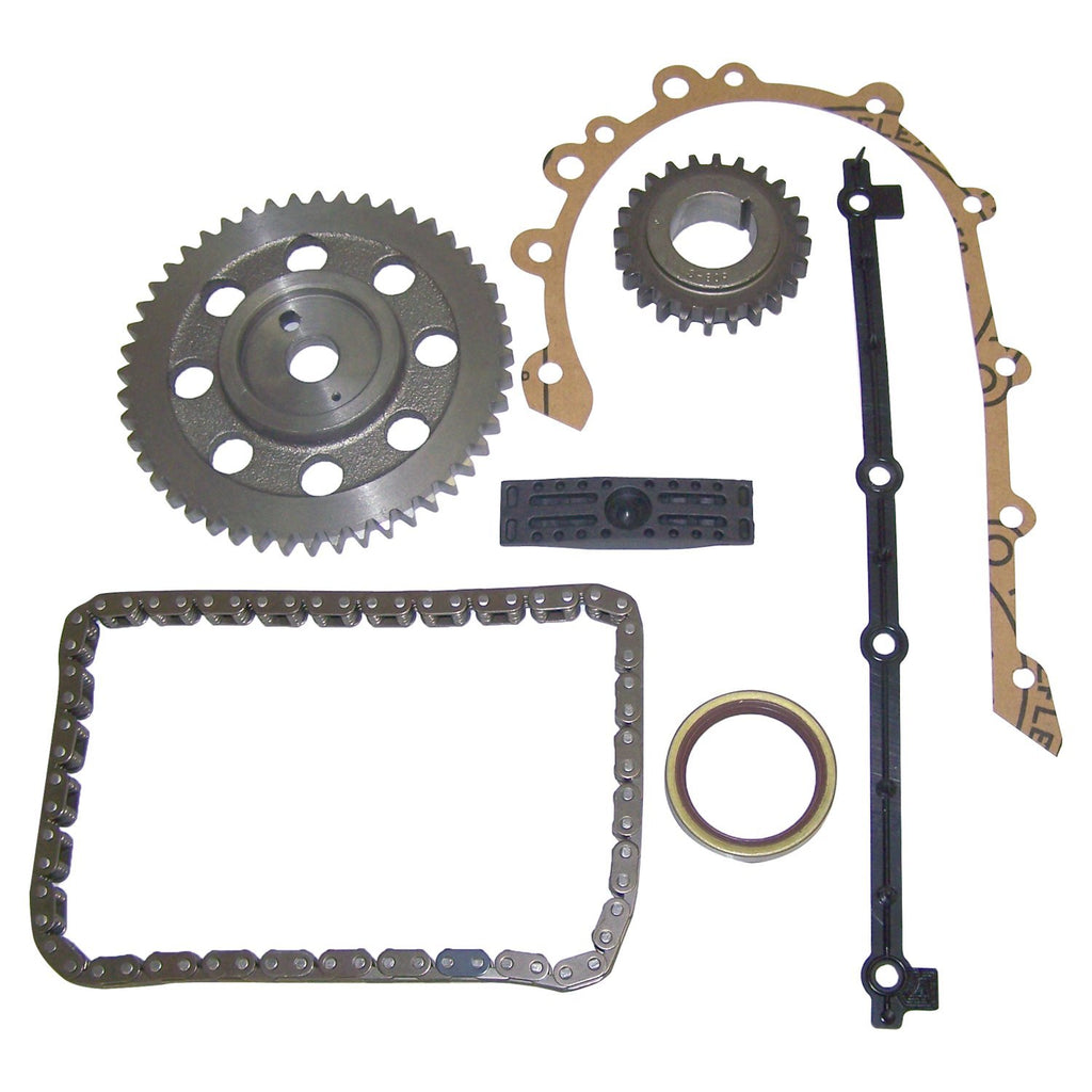 Crown Automotive Jeep Replacement 53020444KE Timing Chain Kit for 94-98 YJ, TJ Wrangler, XJ Cherokee, ZJ Gr. Cherokee w/ 4.0L for Select Jeep Cherokee, Jeep Grand Cherokee, Jeep TJ, Jeep Wrangler