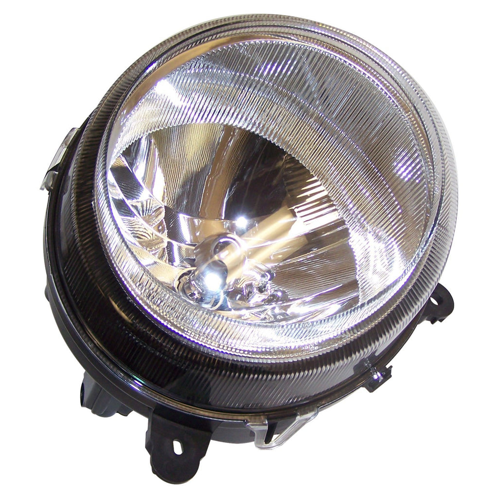 Crown Automotive Jeep Replacement 5303842AB Right Headlamp Assembly for 07-17 Jeep Patriot, 07-10 Jeep Compass, w/ LHD for Select Jeep Compass, Jeep Patriot
