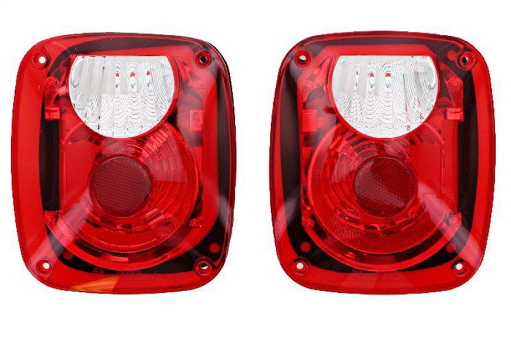 Rampage 5307 Diamond Brite Taillight Conversion Kit for Select Jeep CJ5, Jeep CJ7, Jeep Scrambler, Jeep TJ, Jeep Wrangler