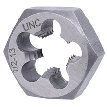 Load image into Gallery viewer, JET 530732 9/16&quot;-12 NC Alloy Steel SAE Hex Dies - 1-7/16&quot; Hex