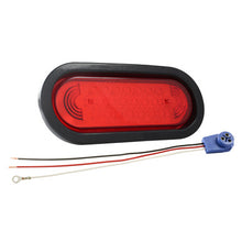 Load image into Gallery viewer, Grote 53122 SuperNova® Oval LED Stop Tail Turn Lights, Red Kit (53962 + 92420 + 67005)