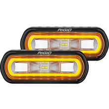 Load image into Gallery viewer, Rigid Industries 53123 SR-L SERIES OFF-ROAD SPREADER POD 3 WIRE SURFACE MOUNT WITH AMB HALO ; PAIR