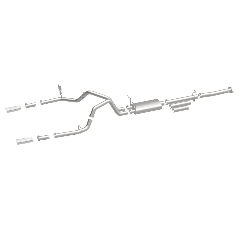 MagnaFlow Exhaust Products 19027 Street Series Polished Cat-Back System for Select Chevrolet Silverado HD, Chevrolet Silverado HD, GMC Sierra HD, GMC Sierra HD