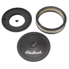 Load image into Gallery viewer, Air-Cleaner-Pro-Flo-Series-Round-Steel-Top-Paper-Element-10In-Dia-X-3-5In-Black