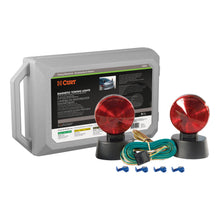 Load image into Gallery viewer, CURT 53204 Magnetic Tow Lights with Storage Case