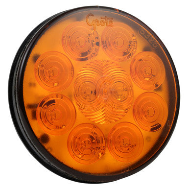 Grote 53253 SuperNova® 4" 10-Diode Pattern LED Stop Tail Turn Light, Grommet Mount, Male Pin, Auxiliary Turn