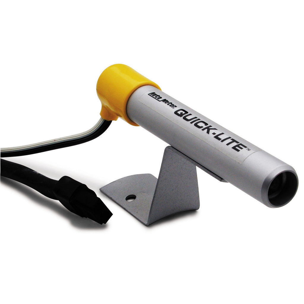 AutoMeter 5331 SHIFT LIGHT, AMBER LED, PEDESTAL, SILVER, QUICK-LITE