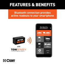 Load image into Gallery viewer, CURT 51701 BetterWeigh Mobile Towing Scale with TowSense Technology (OBD-II) - Truck Part Superstore