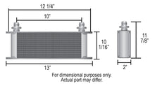 Load image into Gallery viewer, Derale 53408 34 Row Series 10000 Stack Plate Fluid Cooler, -8AN