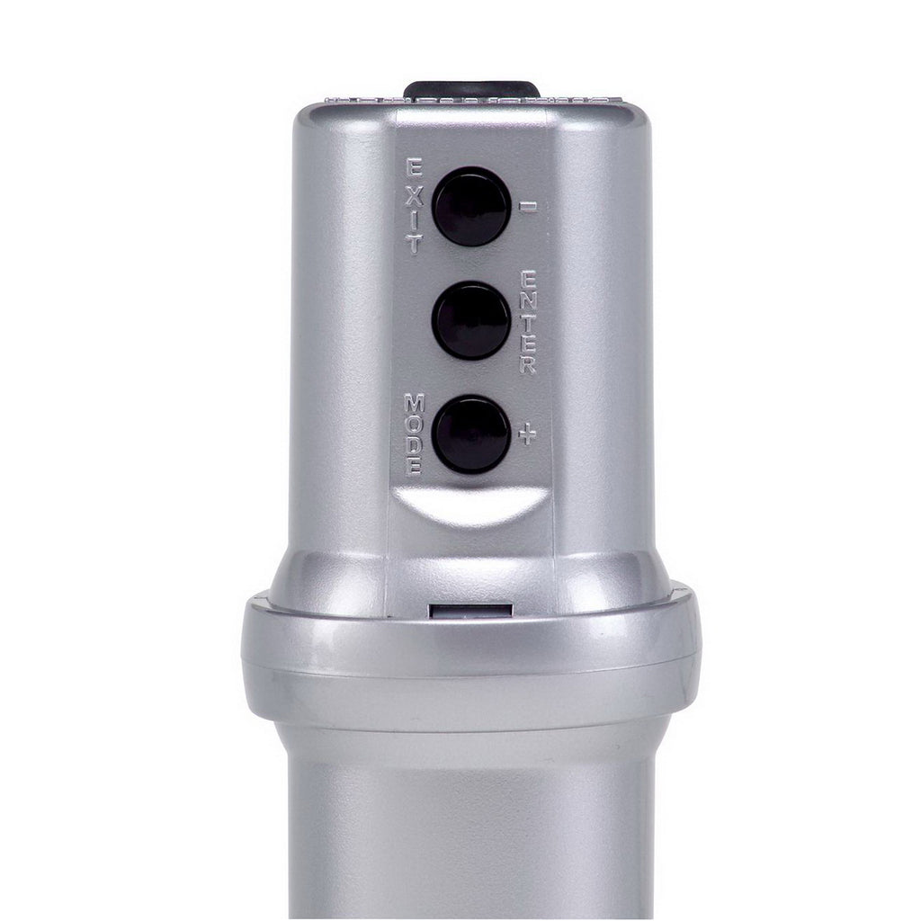 AutoMeter 5351 SHIFT LIGHT, DIGL W/ MULTI-COLOR LED, SLVR, PEDESTAL W/RPM PLAYBK, DPSS LEVEL 3