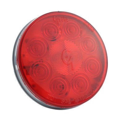 Grote 53532 SuperNova® 4" 10-Diode Pattern LED Stop Tail Turn Lights, Hard-Wired, Grommet Mount