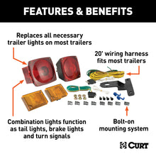 Load image into Gallery viewer, CURT 53540 Trailer Light Kit