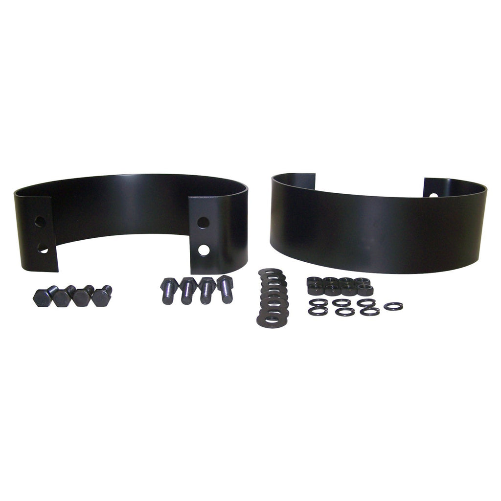 Crown Automotive Jeep Replacement 5355457K Set of 2 Black Bumperettes for 87-95 Jeep YJ Wrangler & 76-86 Jeep CJ-5, 7, 8 for Select Jeep CJ5, Jeep CJ7, Jeep Scrambler, Jeep Wrangler