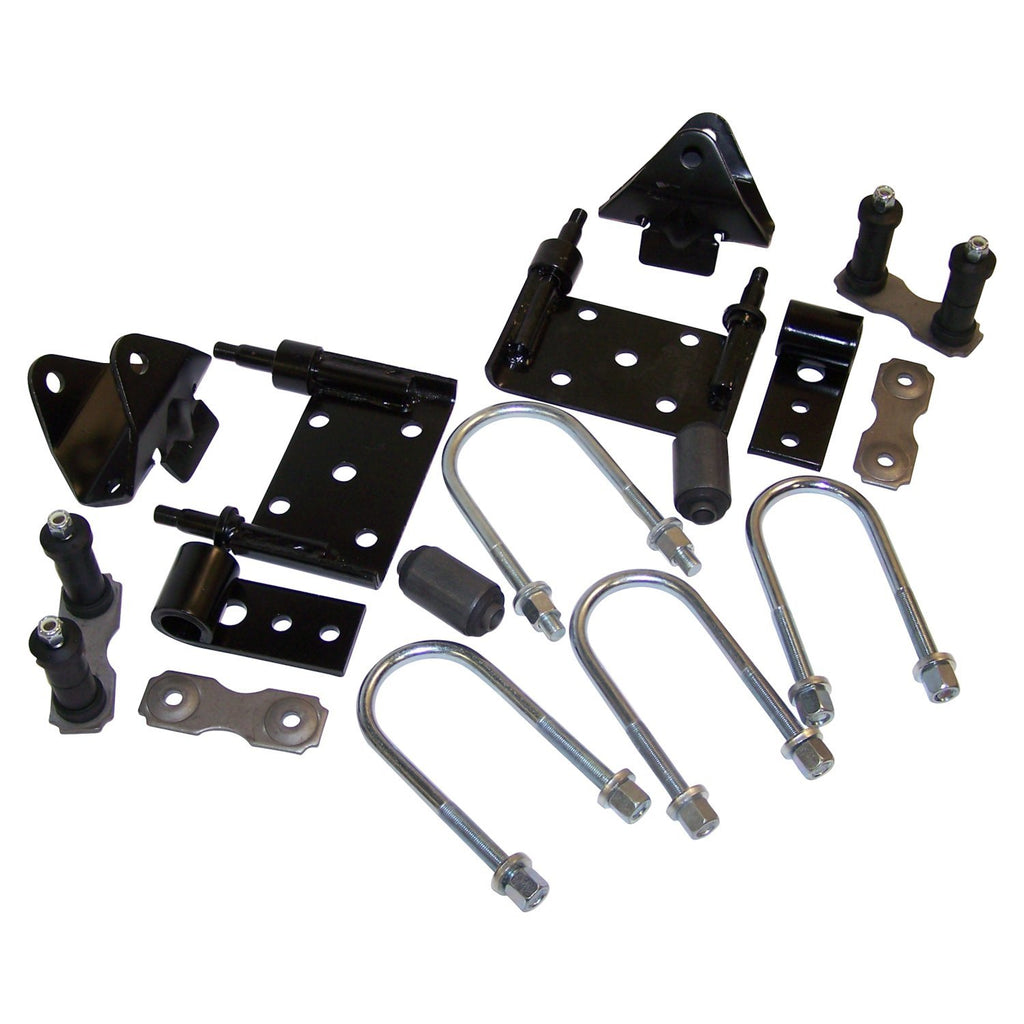 Crown Automotive Jeep Replacement 5359011K Complete Front Leaf Spring Mounting Kit for 76-86 Jeep CJ-5, CJ-7, CJ-8 for Select Jeep CJ5, Jeep CJ7, Jeep Scrambler