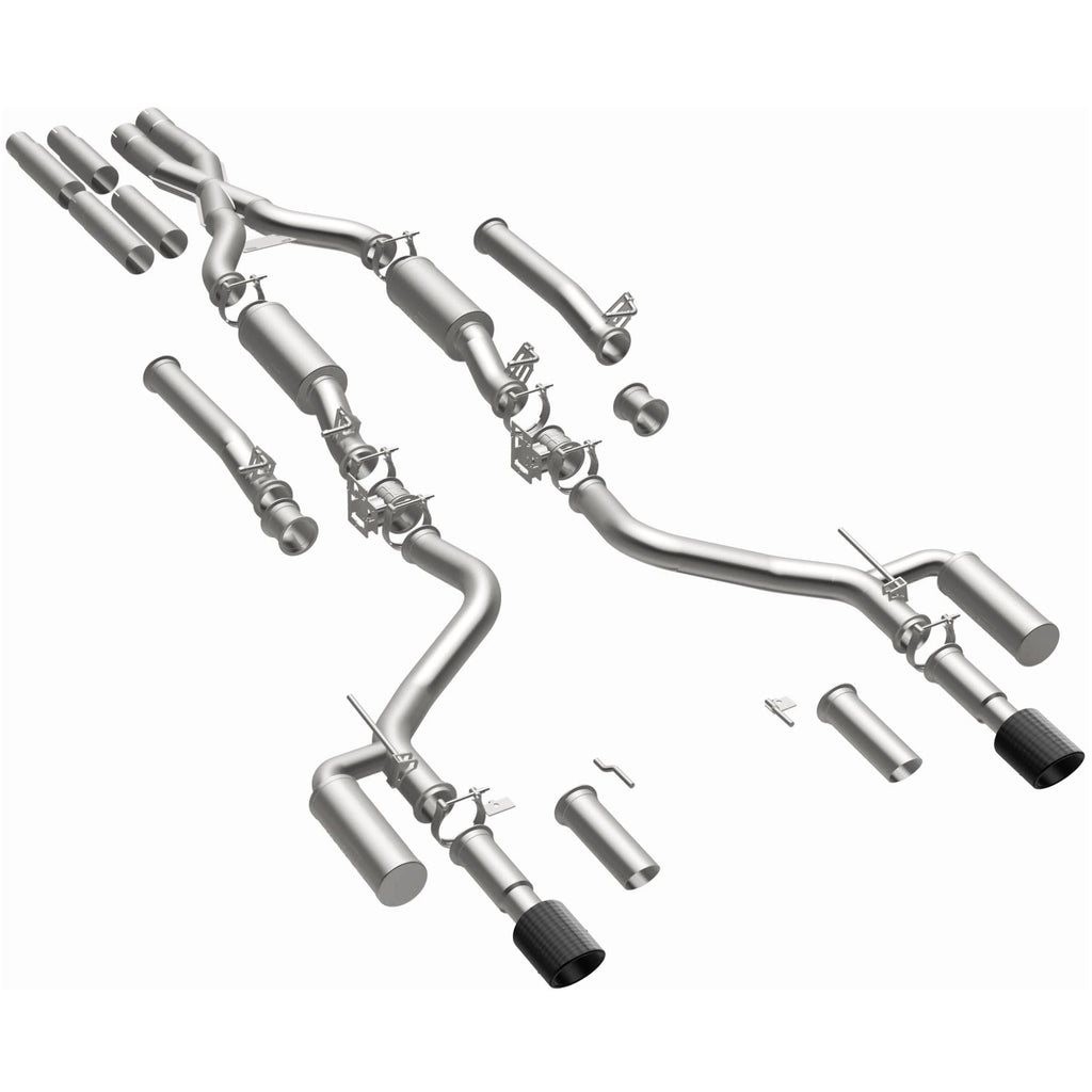 MagnaFlow Exhaust Products 19496 xMOD Series Carbon Fiber Tips Cat-Back System for Select Chrysler 300, Dodge Charger