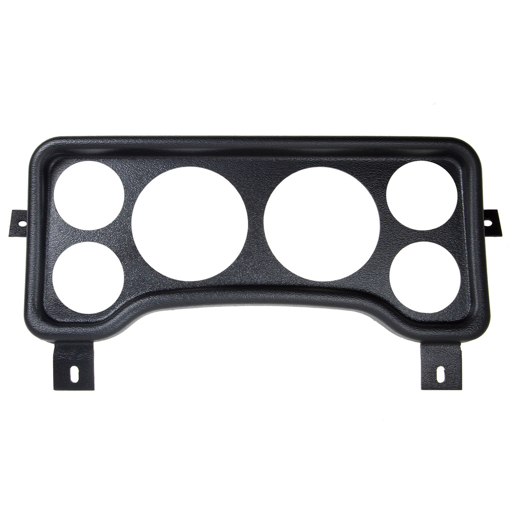 AutoMeter 5381 GAUGE MOUNT, DIRECT FIT DASH PANEL, 6 GAUGE (3 3/8" X2, 2 1/16" X4), JEEP TJ/XJ for Select Jeep Cherokee, Jeep TJ, Jeep Wrangler