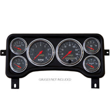 Load image into Gallery viewer, AutoMeter 5381 GAUGE MOUNT, DIRECT FIT DASH PANEL, 6 GAUGE (3 3/8" X2, 2 1/16" X4), JEEP TJ/XJ for Select Jeep Cherokee, Jeep TJ, Jeep Wrangler