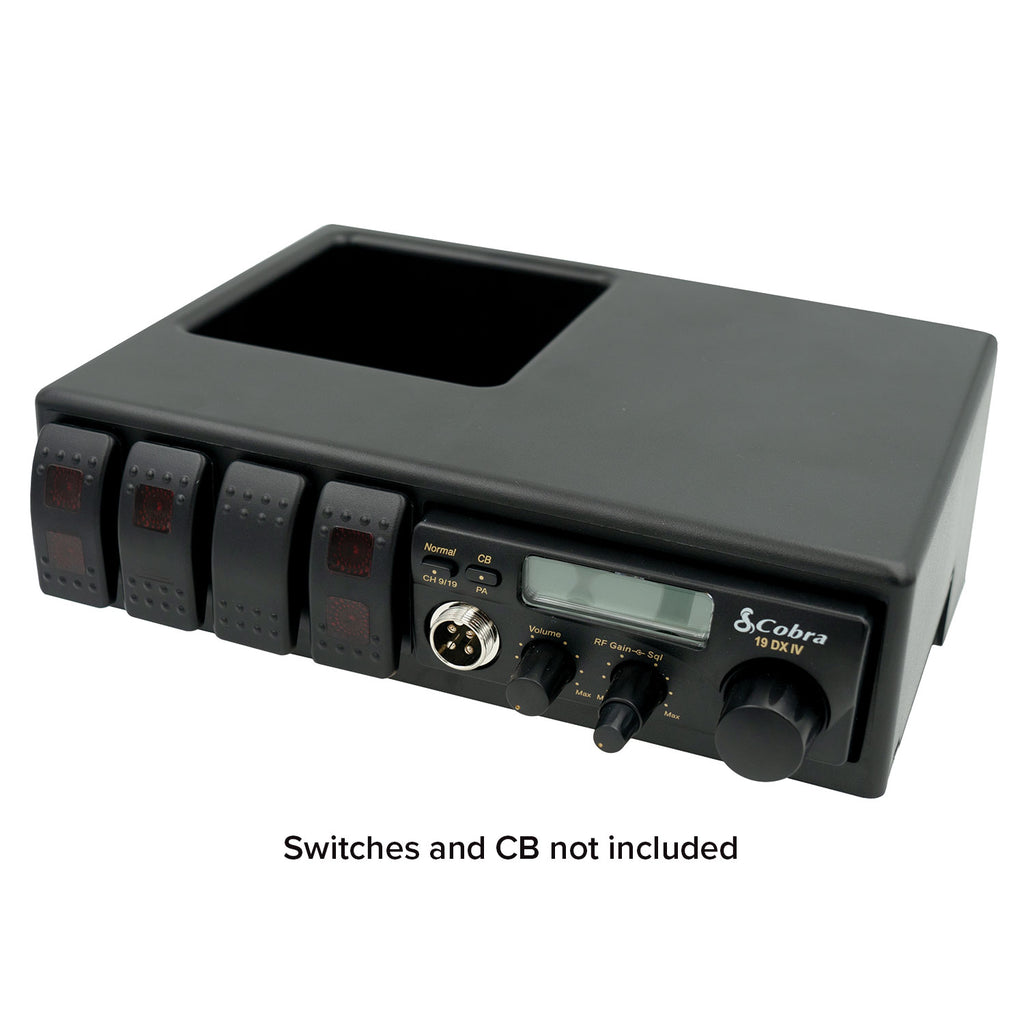 AutoMeter 5397 SWITCH PANEL, CB MOUNT, DASH TOP, JEEP JL 2018+, BLACK
