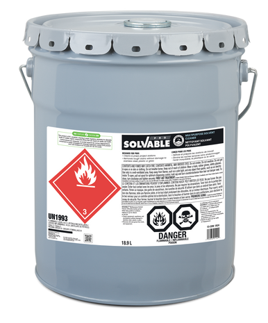 Solvable 53-228V Multipurpose Solvent Cleaner, 18.9 L