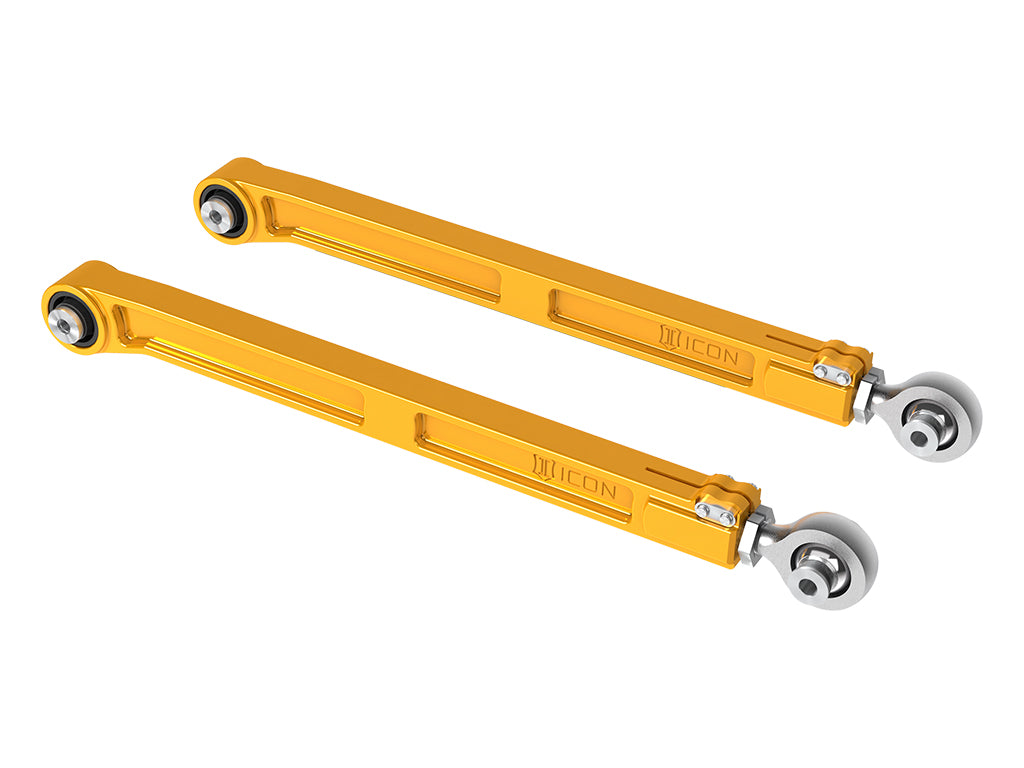 ICON Vehicle Dynamics 54002G 22-25 TUNDRA/23-25 SEQUOIA/24-25 TACOMA BILLET REAR LOWER LINK KIT GOLD ANO for Select Toyota Sequoia, Toyota Tacoma, Toyota Tundra