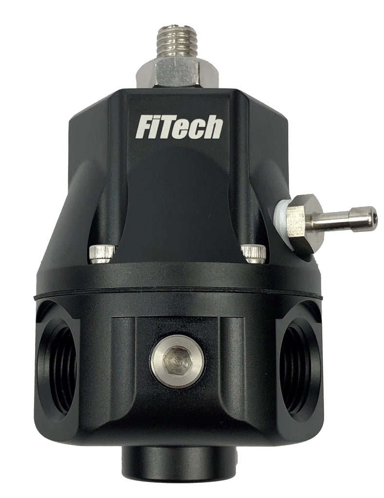 FiTech Fuel Injection 54002 Go Fuel Regulator With Pressure Gauge
