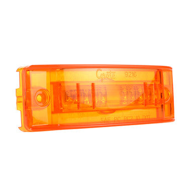 Grote 54003 SuperNova® Sealed Turtleback® II LED Clearance Marker Lights, Dual Intensity, Optic Lens, Male Pin