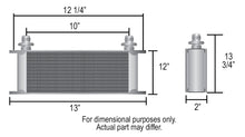 Load image into Gallery viewer, Derale 54008 40 Row Series 10000 Stack Plate Fluid Cooler, -8AN