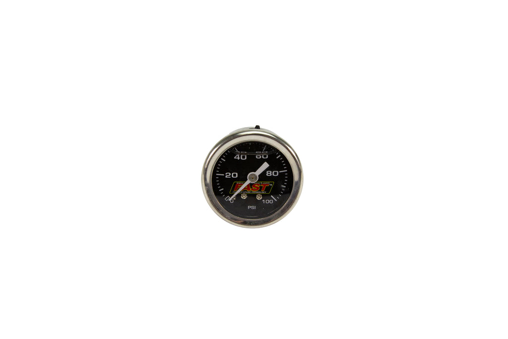 FAST 54027G LSX 0-100 PSI 1.5 Inch Stainless EFI Fuel Pressure Gauge