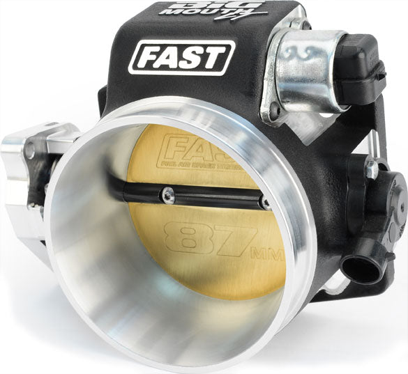 FAST 54088 Big Mouth Billet 87mm Big Mouth Throttle Body for Chrysler HEMI for Select Chrysler 300, Chrysler Aspen, Dodge Challenger, Dodge Charger, Dodge Durango, Dodge Magnum, Dodge Ram 1500, Dodge Ram 2500, Dodge Ram 3500, Jeep Commander, Jeep Grand