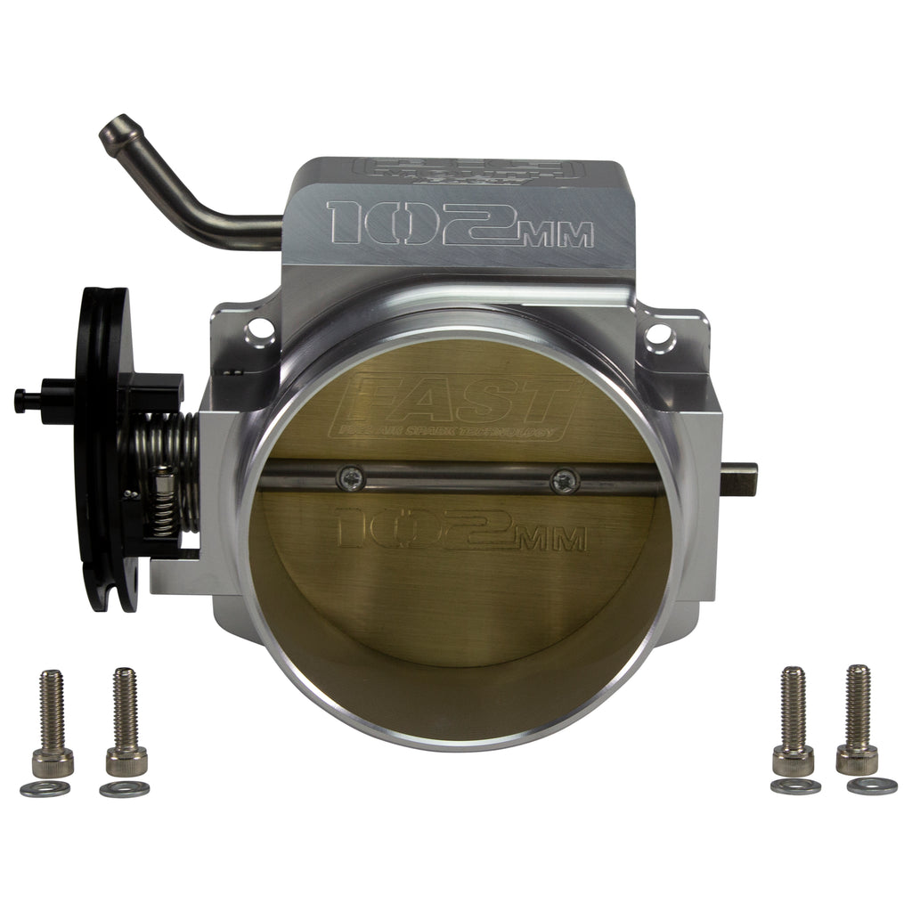 FAST 54102 Big Mouth Billet 102mm Big Mouth Throttle Body for GM LS w/o TPS or IAC