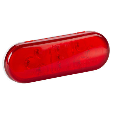 Grote 54132 SuperNova® 9-Diode Oval LED Stop Tail Turn Lights, Male Pin, Red