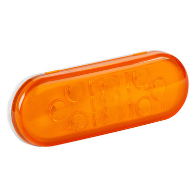 Grote 54133 SuperNova® 9-Diode Oval LED Stop Tail Turn Lights, Male Pin, Amber