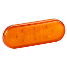 Load image into Gallery viewer, Grote 54143 SuperNova® 9-Diode Oval LED Stop Tail Turn Lights, Hard Shell Connector, Amber