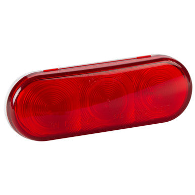 Grote 54162 SuperNova® NexGen™ Oval LED Stop Tail Turn Lights, Male Pin, Red
