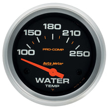 Load image into Gallery viewer, AutoMeter 5437 GAUGE, WATER TEMP, 2 5/8", 100-250?F, ELECTRIC, PRO-COMP