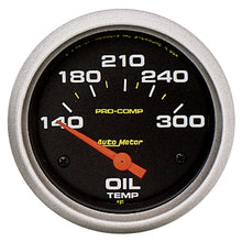 Load image into Gallery viewer, AutoMeter 5447 GAUGE, OIL TEMP, 2 5/8", 140-300?F, ELECTRIC, PRO-COMP