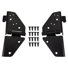 Load image into Gallery viewer, Crown Automotive Jeep Replacement 546242425K Black Windshield Hinge Kit for 76-86 Jeep CJ-7, CJ-8 &amp; 87-95 YJ Wrangler, L &amp; R for Select Jeep CJ5, Jeep CJ7, Jeep Scrambler, Jeep Wrangler