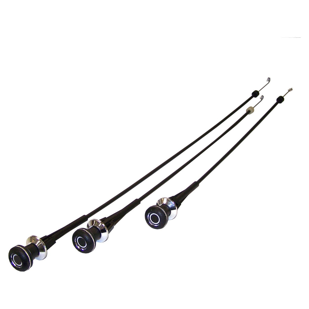 Crown Automotive Jeep Replacement 5463657K Heater, Temperature & Fresh Air Cable Kit for 78-86 Jeep CJ-5, CJ-7, CJ-8 for Select Jeep CJ5, Jeep CJ7, Jeep Scrambler