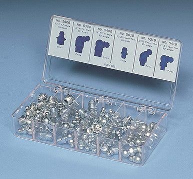 Lincoln Industrial 5469 - 100 pc Hydraulic Lubrication Fitting Assortment Kit