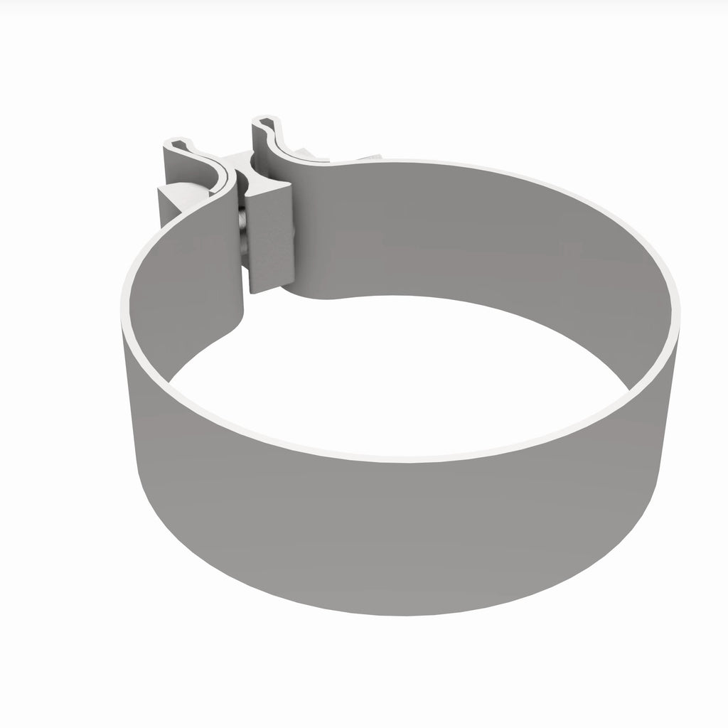 MagnaFlow Exhaust Products 10165 10 pk - Lap Joint Band Clamp - 3.50in.