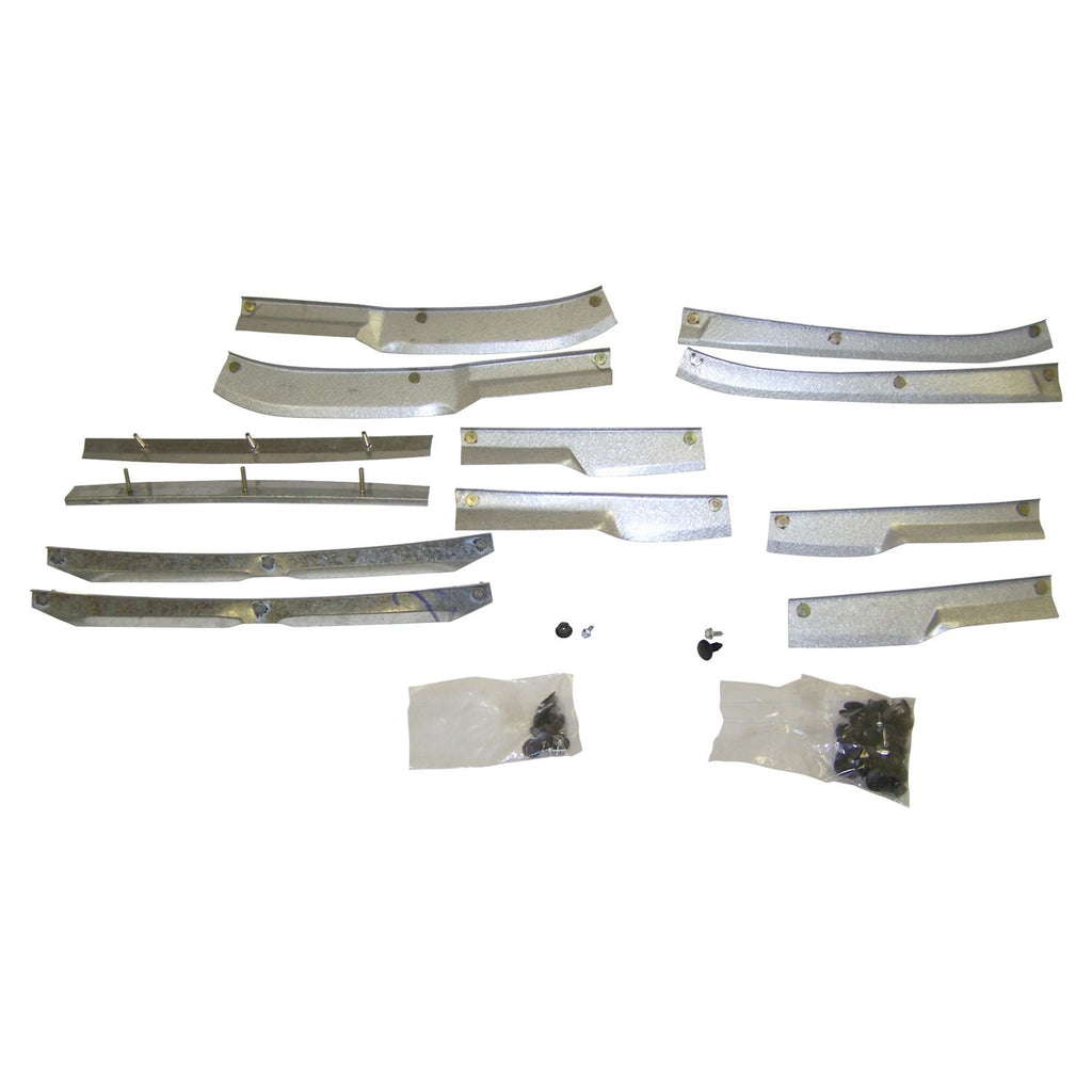 Crown Automotive Jeep Replacement 55003232K Fender Flare Retainer Kit for 1984-1996 Jeep XJ Cherokee, 12 Brackets & Hardware for Select Jeep Cherokee, Jeep Wagoneer