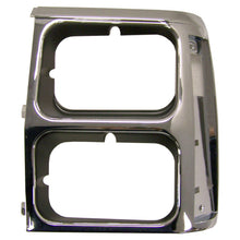 Load image into Gallery viewer, Crown Automotive Jeep Replacement 55008047 Left Dual Headlight Bezel for 84-90 Jeep XJ Cherokee, Plastic, Black &amp; Chrome for Select Jeep Cherokee, Jeep Grand Wagoneer, Jeep Wagoneer