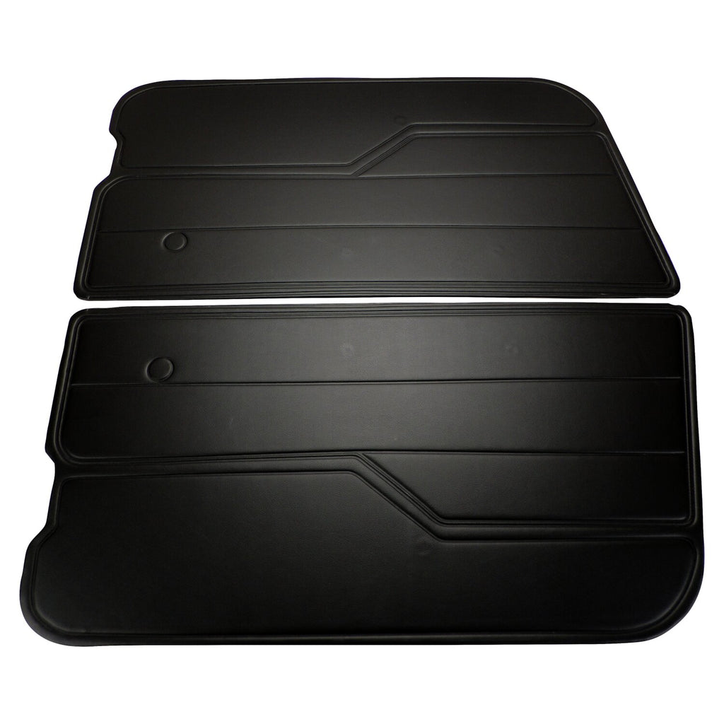 Crown Automotive Jeep Replacement 55008856K Black Door Panel Set for 1982-1995 CJ-7, CJ-8, & YJ Wrangler w/ Full Steel Doors for Select Jeep CJ7, Jeep Scrambler, Jeep Wrangler