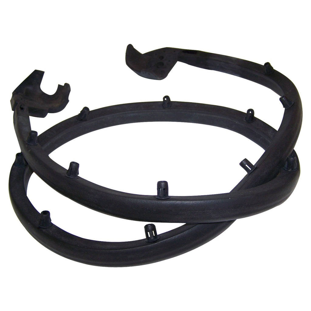Crown Automotive Jeep Replacement 55009829 Left Door Weatherstrip for 1987-1995 Jeep YJ Wrangler w/ Half Doors for Select Jeep Wrangler