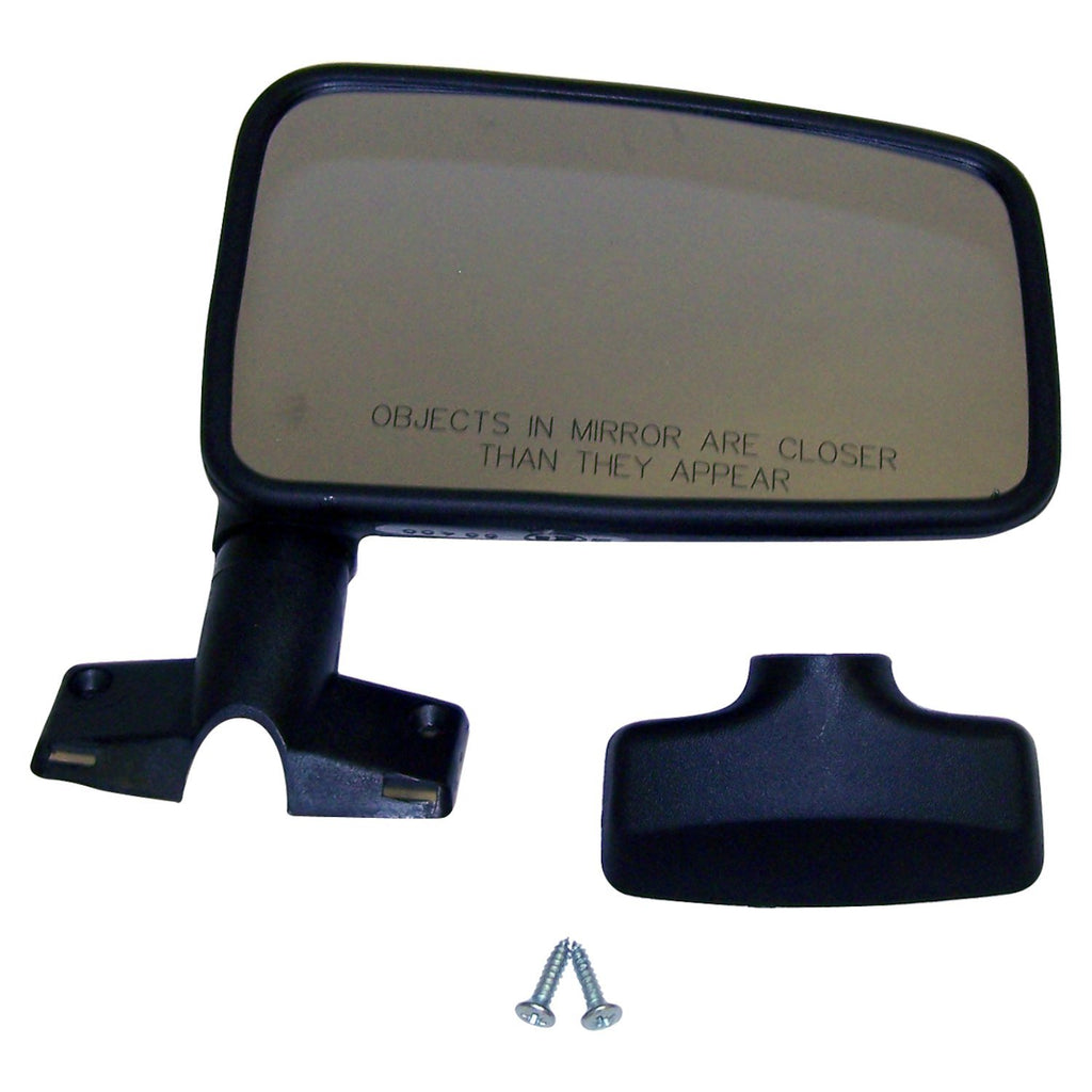 Crown Automotive Jeep Replacement 55016210 Right Mirror for Select Jeep 87-93 YJ, XJ, MJ w/ Small, Non-Remote Mirrors