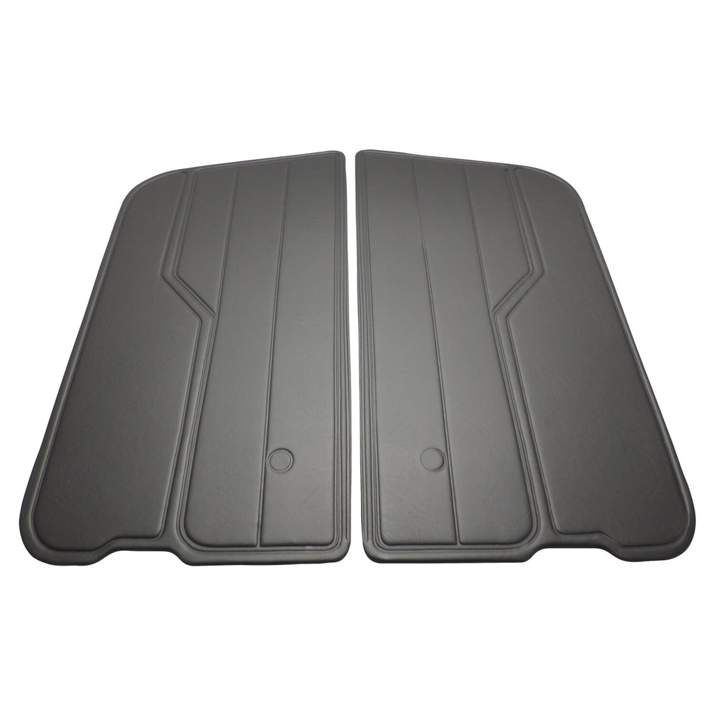 Crown Automotive Jeep Replacement 55016288K Charcoal Door Panel Set for 82-95 CJ-7, CJ-8, & YJ Wrangler w/ Full Steel Doors for Select Jeep CJ7, Jeep Scrambler, Jeep Wrangler