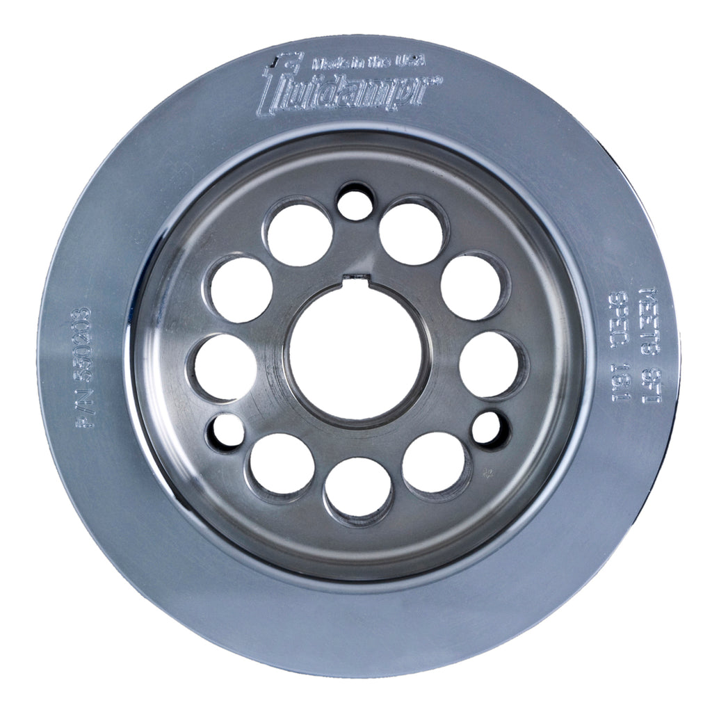 Fluidampr 550203 Harmonic Balancer - Fluidampr - Ford Flathead V8 with Wide Belt Pulley - Each
