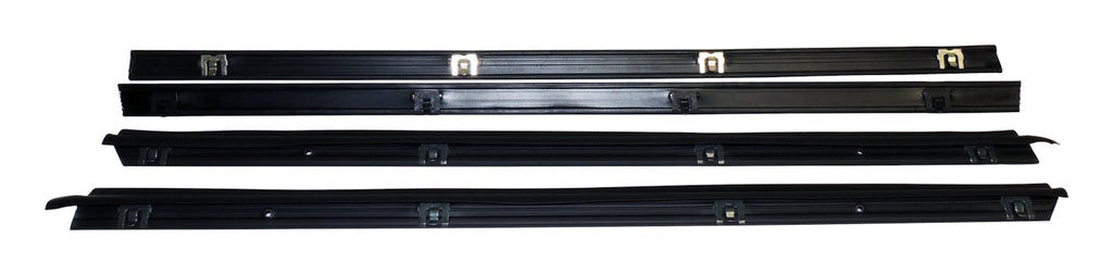 Crown Automotive Jeep Replacement 55024255MK Inner & Outer Door Glass Weatherstrip Kit for 76-95 Jeep YJ Wrangler & CJ-7, 8 for Select Jeep CJ7, Jeep Scrambler, Jeep Wrangler