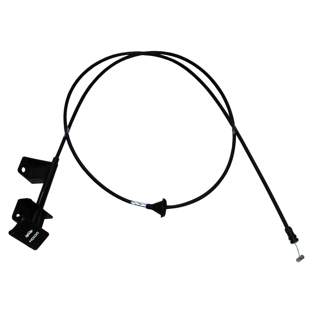 Crown Automotive Jeep Replacement 55026030 Hood Release Cable for 87-96 XJ Cherokee & 87-92 MJ Comanche w/ LHD for Select Jeep Cherokee, Jeep Comanche